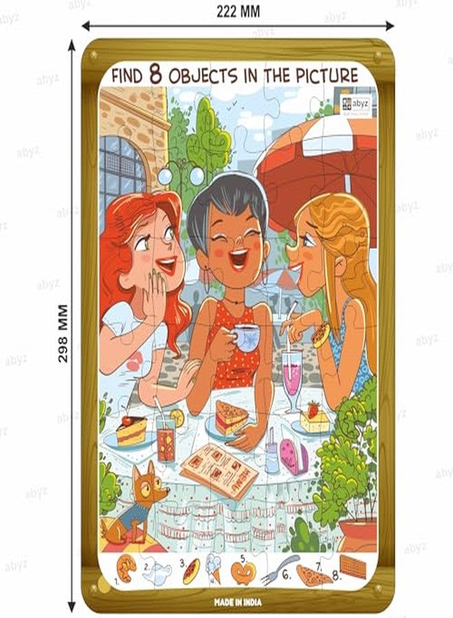 ABYZ Wooden Jigsaw Puzzle - Gossip Girls Playset for Fun Educational & Little Explorers, 30-Pieces & Pack of 5 Fun Games with Multicolor | Birthday Gift for (3-6 Year) Age Kids. - Image 3